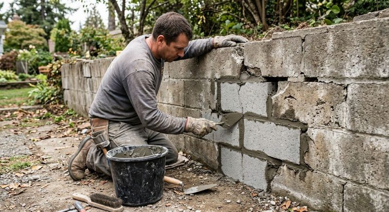 Block Wall Repair in Mccleary, WA