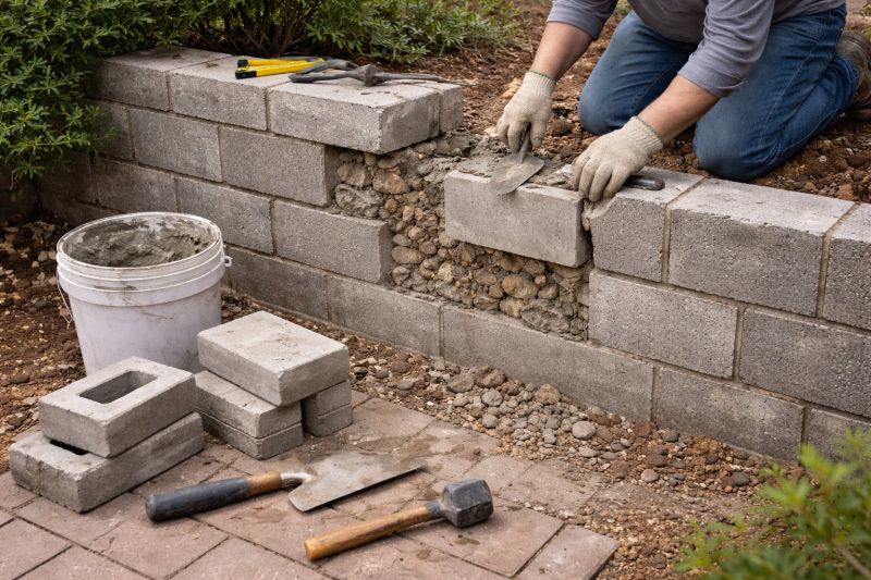Block Wall Repair in Thurston County, WA