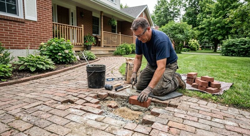 Brick Flatwork Repair in Olympia, WA