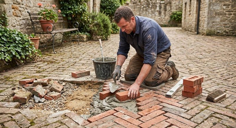 Brick Flatwork Repair in Olympia, WA