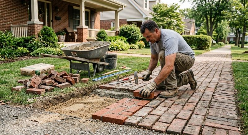 Brick Flatwork Repair in Thurston County, WA