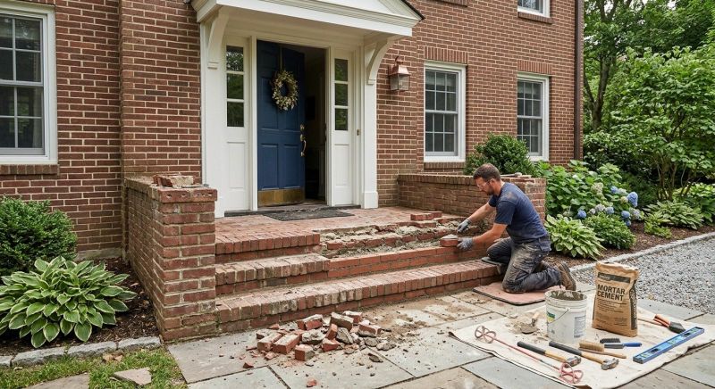 Brick Flatwork Repair in Yelm, WA