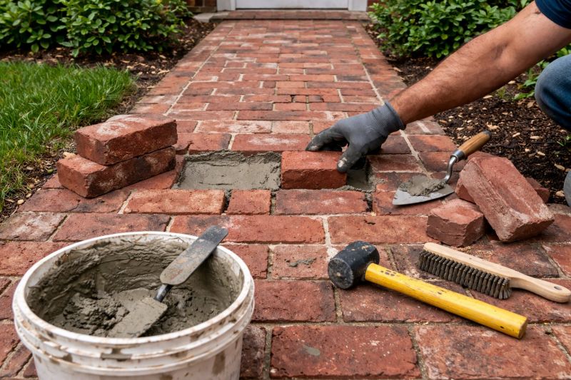 Brick Pathway Repair in Olympia, WA