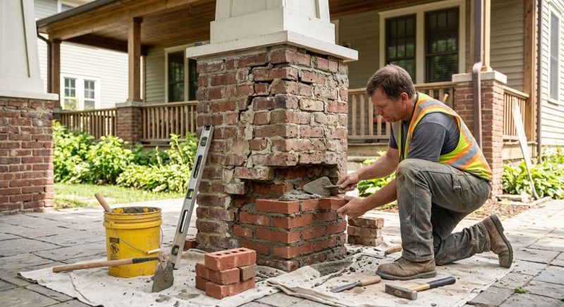 Brick Restoration in Rochester, WA