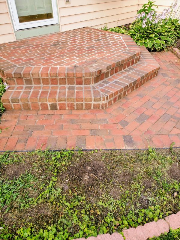 Brick Stoop Repair in Olympia, WA