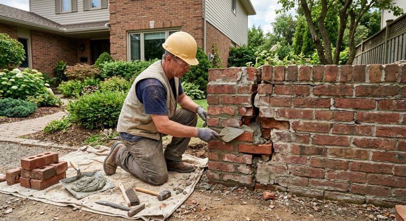 Brick Wall Repair in Shelton, WA