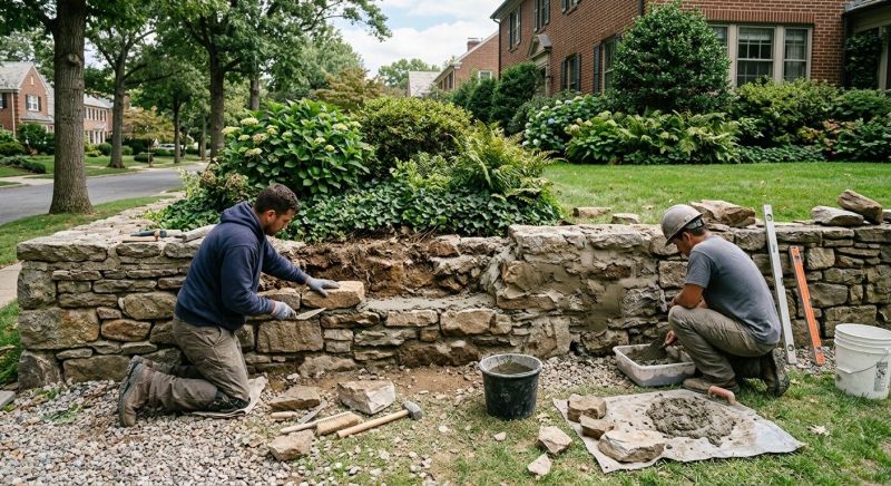 Retaining Wall Repair in Yelm, WA