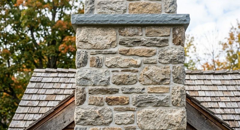 Stone Chimney Installation in Roy, WA
