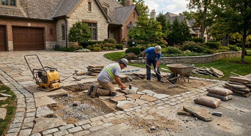 Stone Driveway Repair in Olympia, WA
